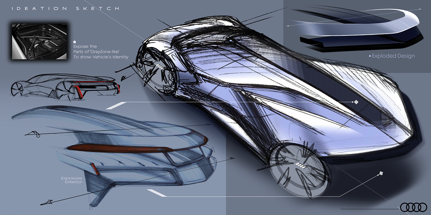 audi，concept，Appearance design，Cool，Automobile design，