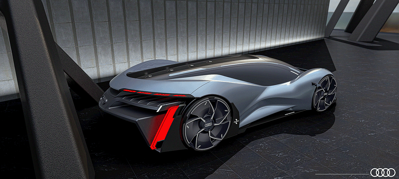 audi，concept，Appearance design，Cool，Automobile design，