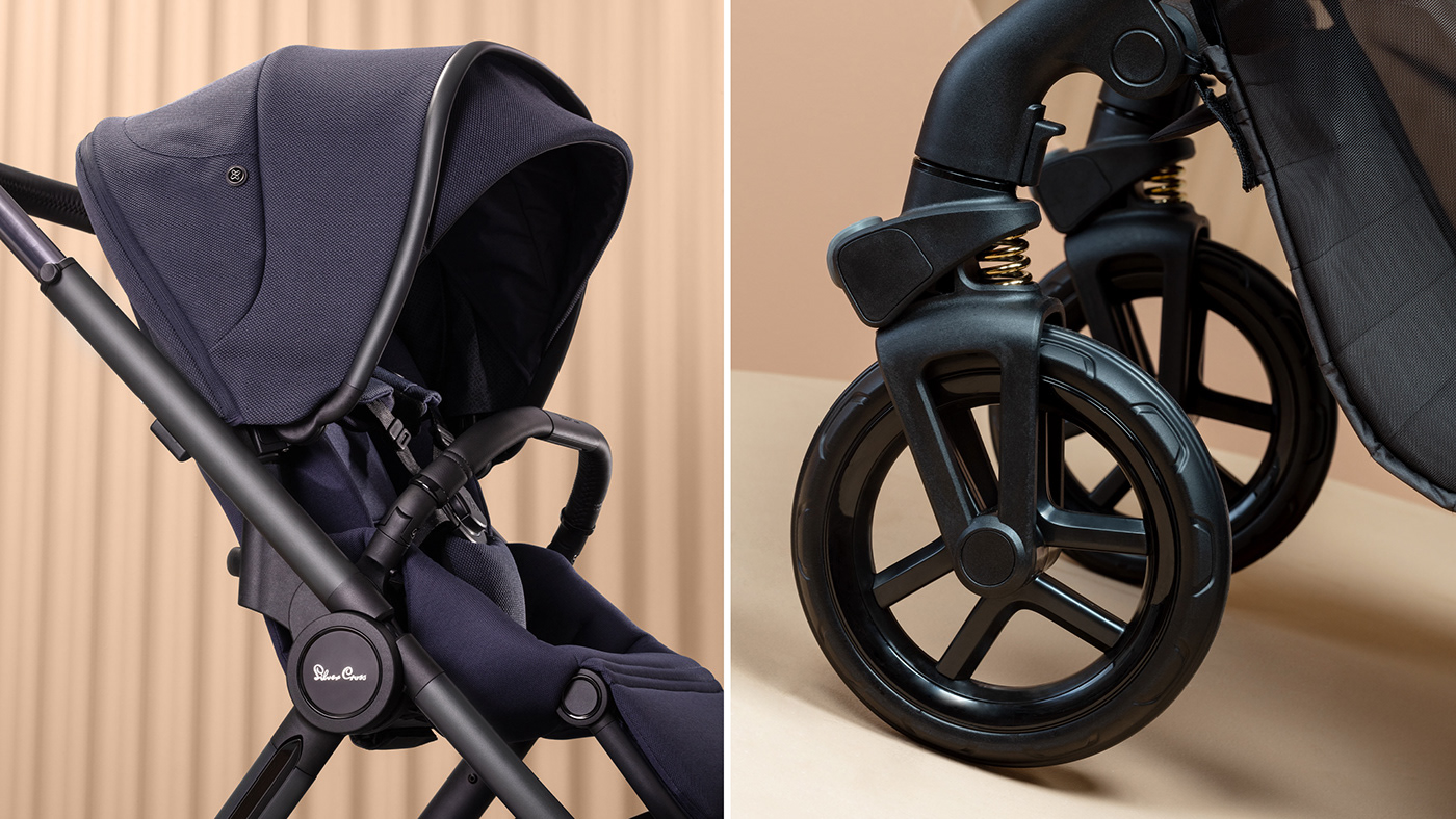 baby carriage，product design，Appearance design，delicate，