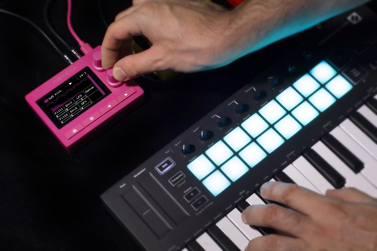 product design，Nanobox，Drum sequencer，Mini，Electronic instrument，
