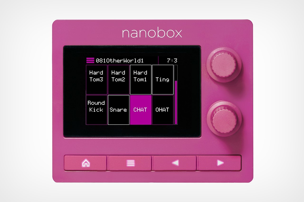 产品设计，Nanobox，鼓音序器，迷你，电子仪器，
