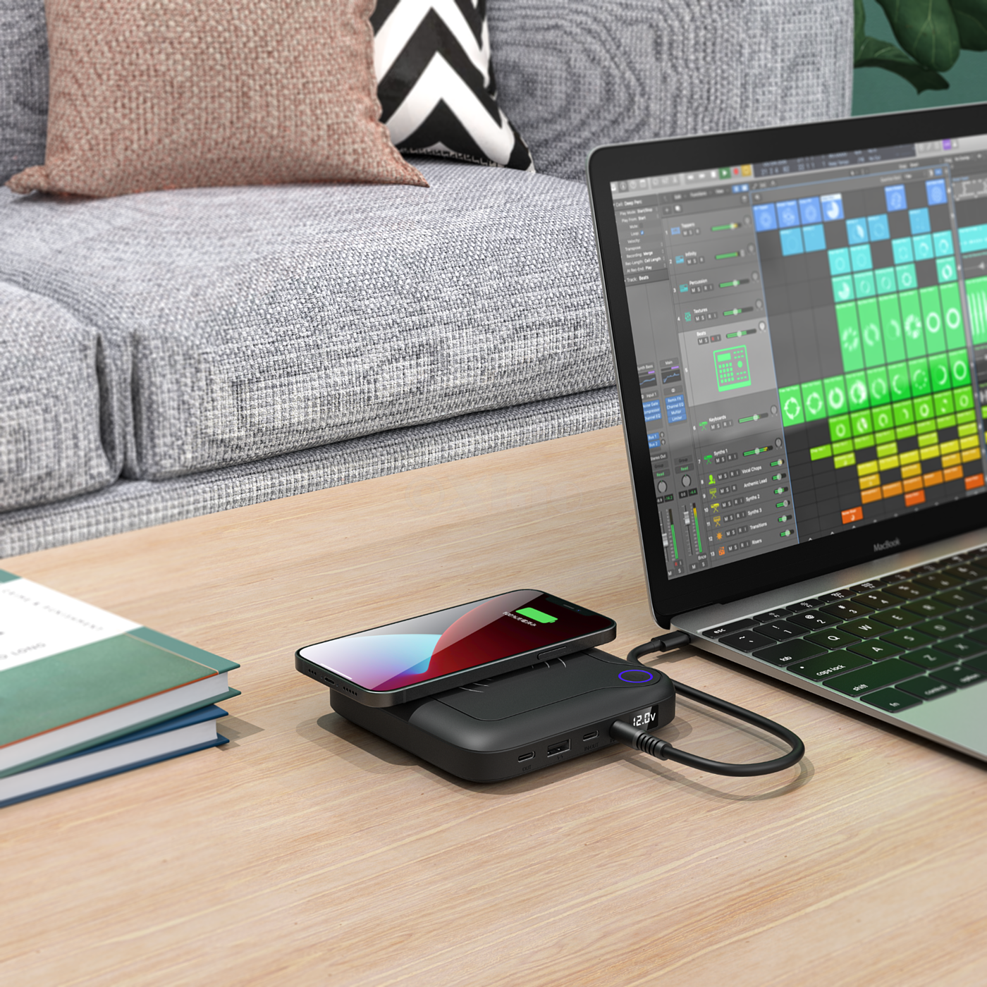 portable battery，
