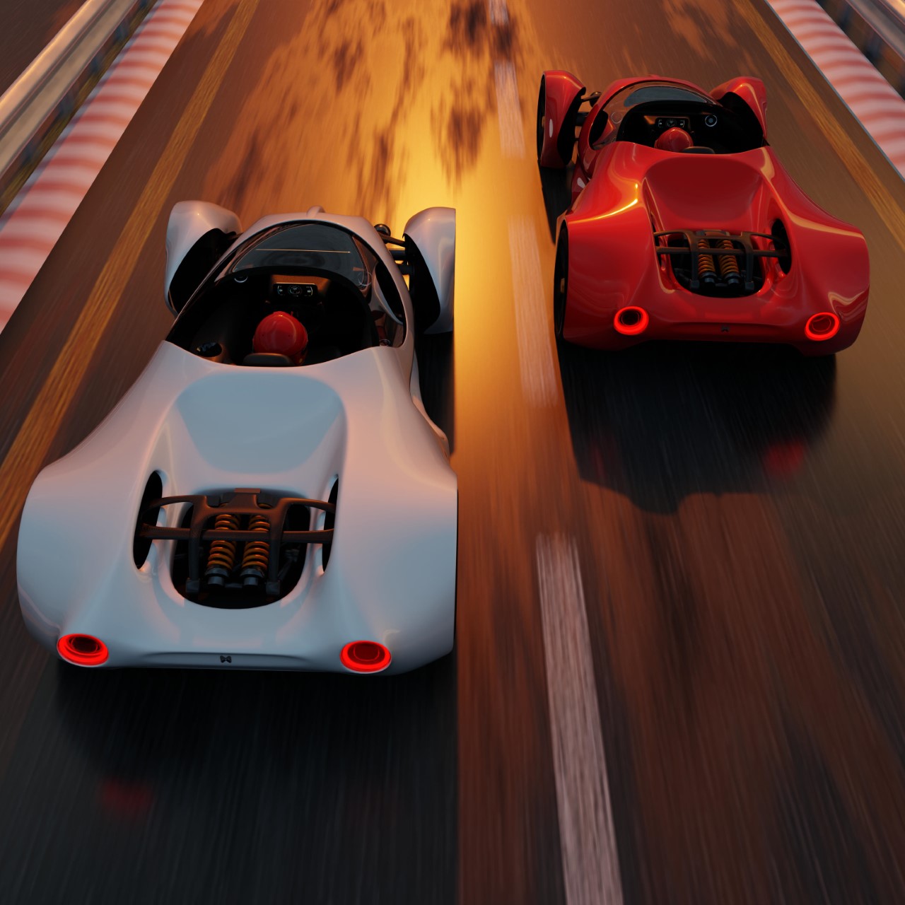 Traroca V1，racing，industrial design，Futurist，