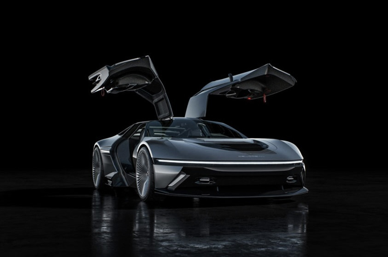 automobile，industrial design，DeLorean，Sports car，