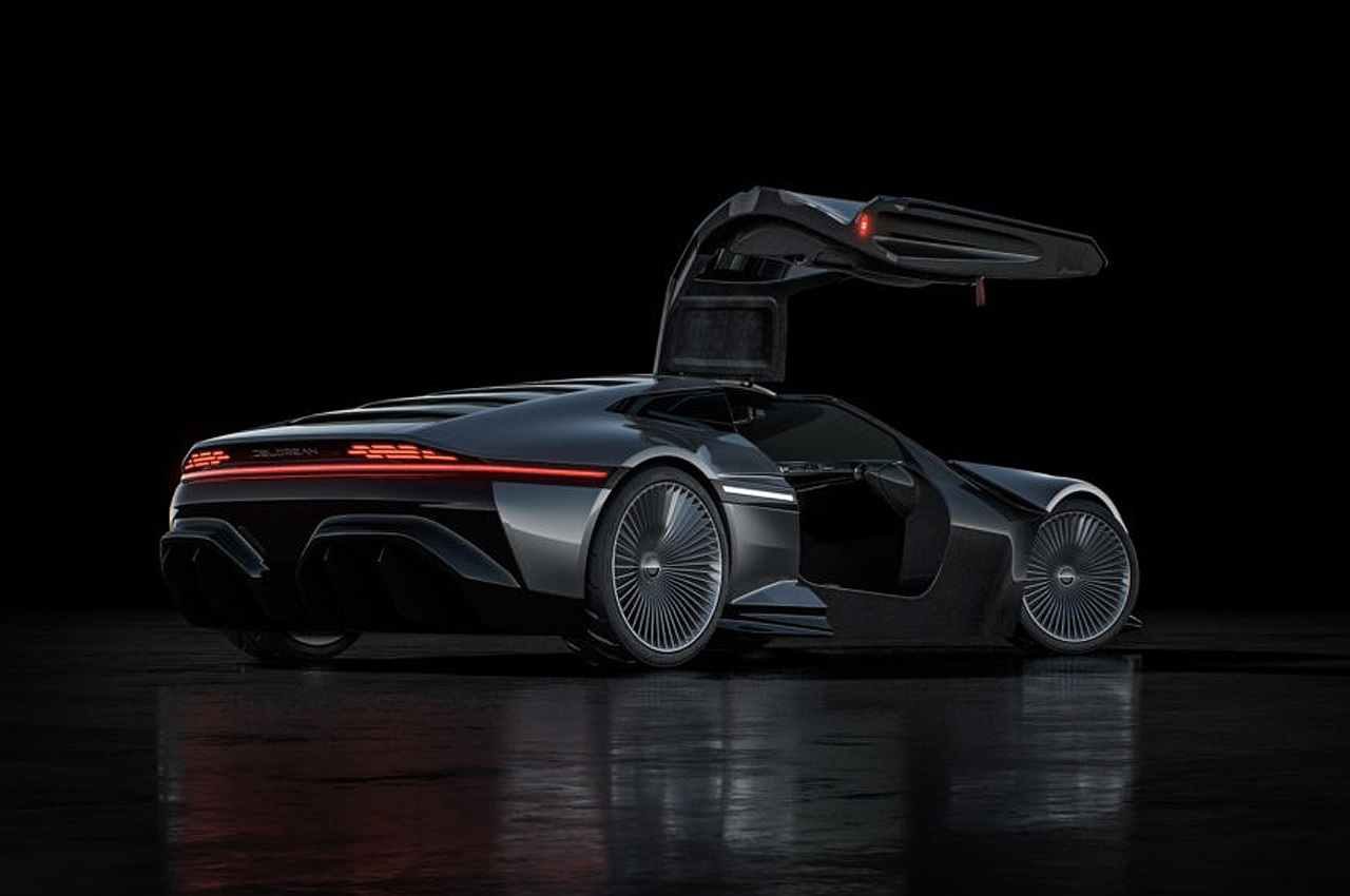 automobile，industrial design，DeLorean，Sports car，