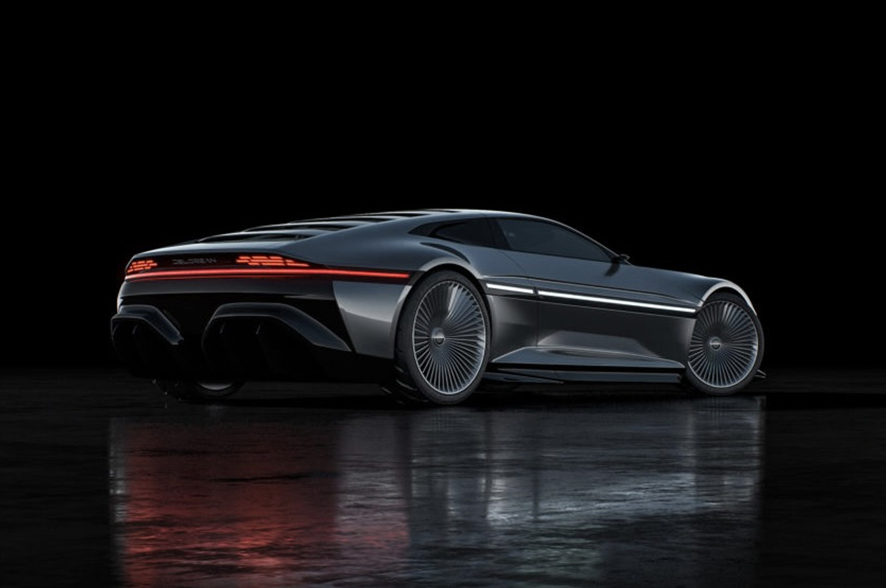 automobile，industrial design，DeLorean，Sports car，