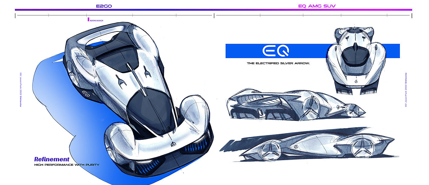 Mercedes-EQ，automobile，industrial design，future，3d，