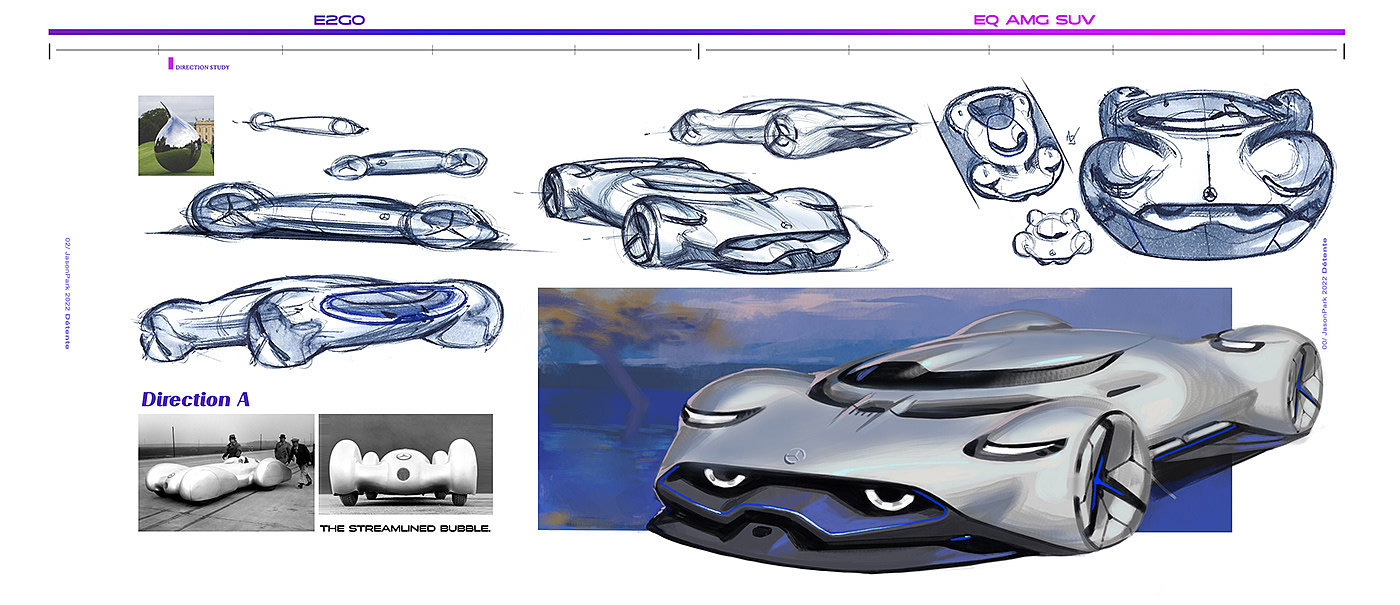 Mercedes-EQ，automobile，industrial design，future，3d，