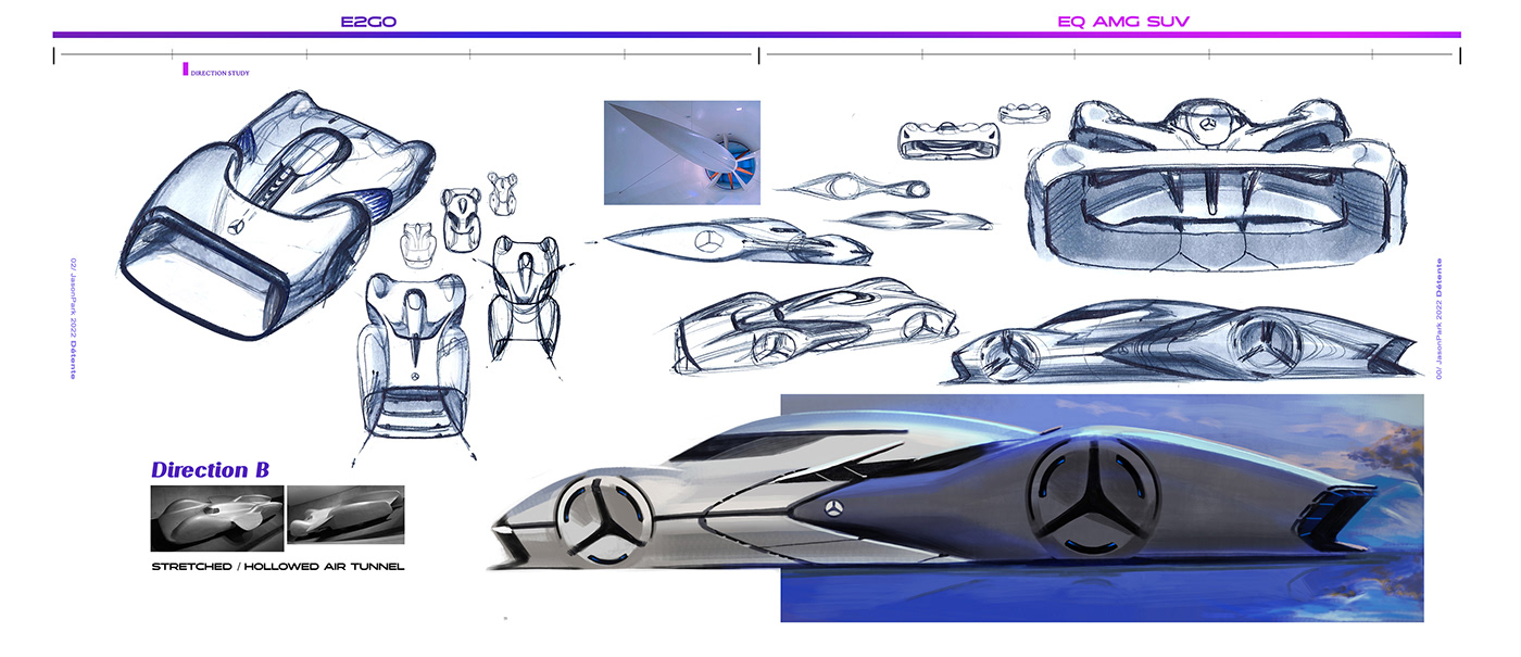 Mercedes-EQ，automobile，industrial design，future，3d，