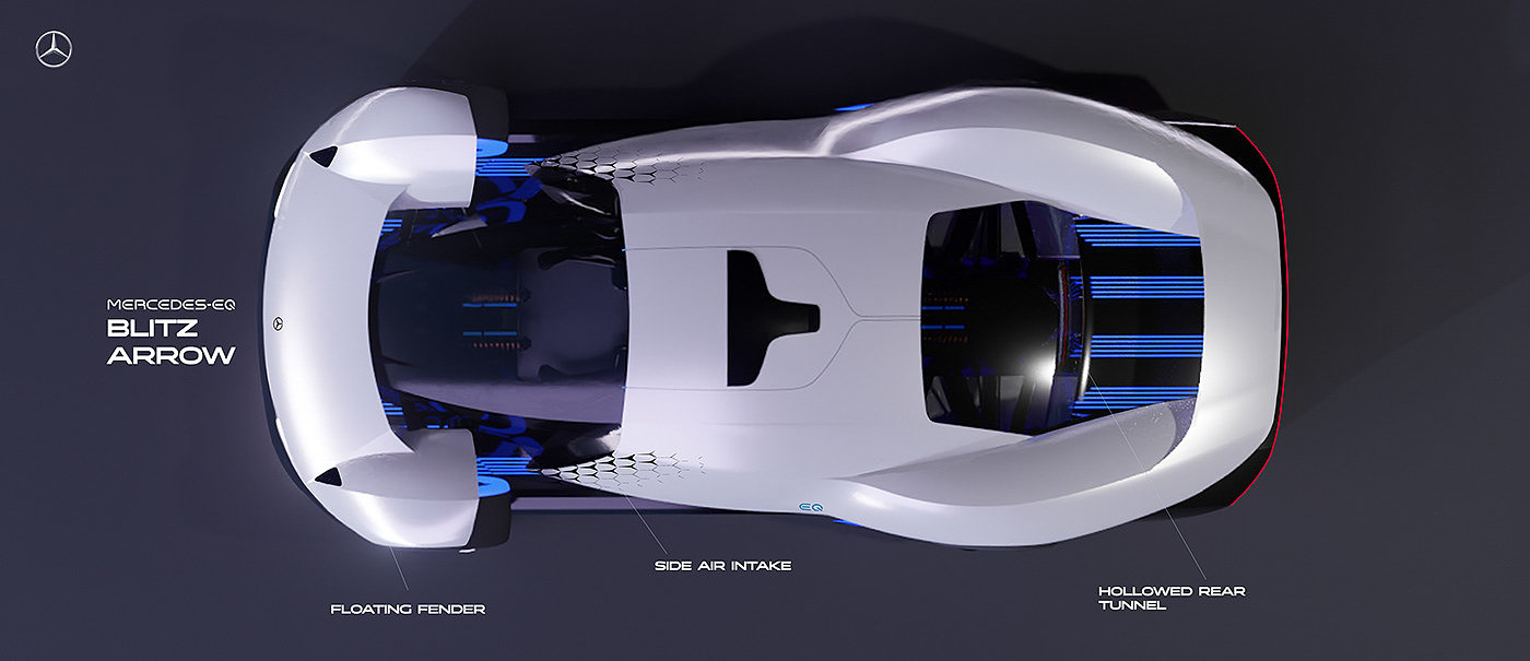梅赛德斯-EQ，汽车，工业设计，未来，3d，