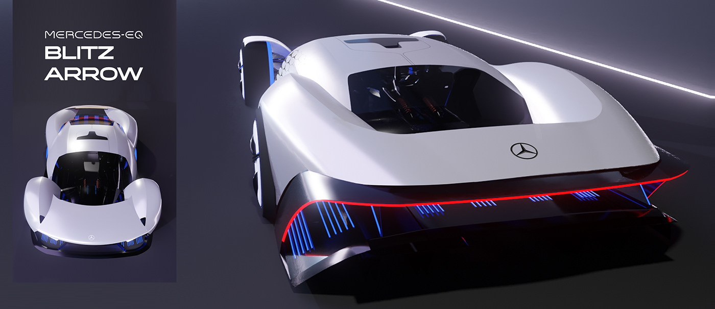 Mercedes-EQ，automobile，industrial design，future，3d，