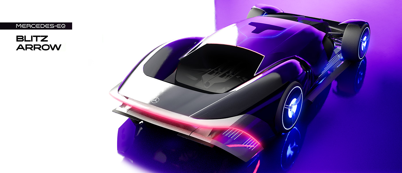 Mercedes-EQ，automobile，industrial design，future，3d，