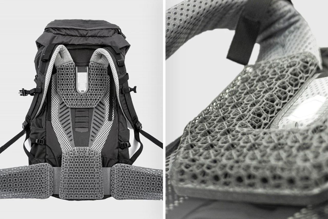 knapsack，hike，Red dot concept，Adidas，3D printing，product design，