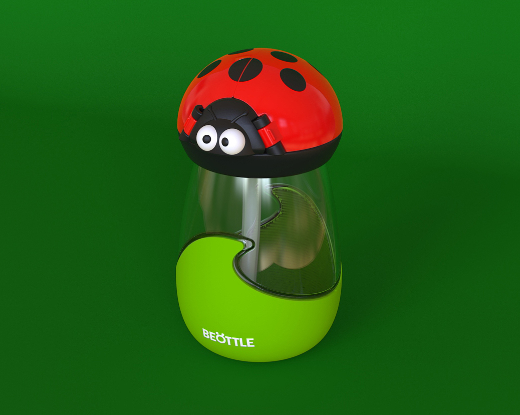 Ladybug，children，kettle，straw，Mimicry，