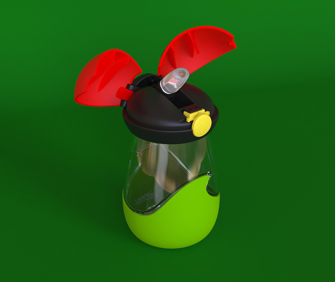 Ladybug，children，kettle，straw，Mimicry，