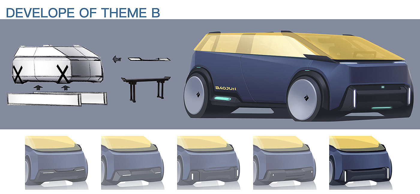 3D汽车，货车，工业设计，Baojun，