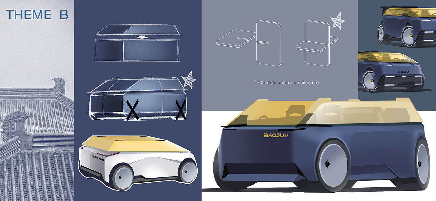 3D汽车，货车，工业设计，Baojun，