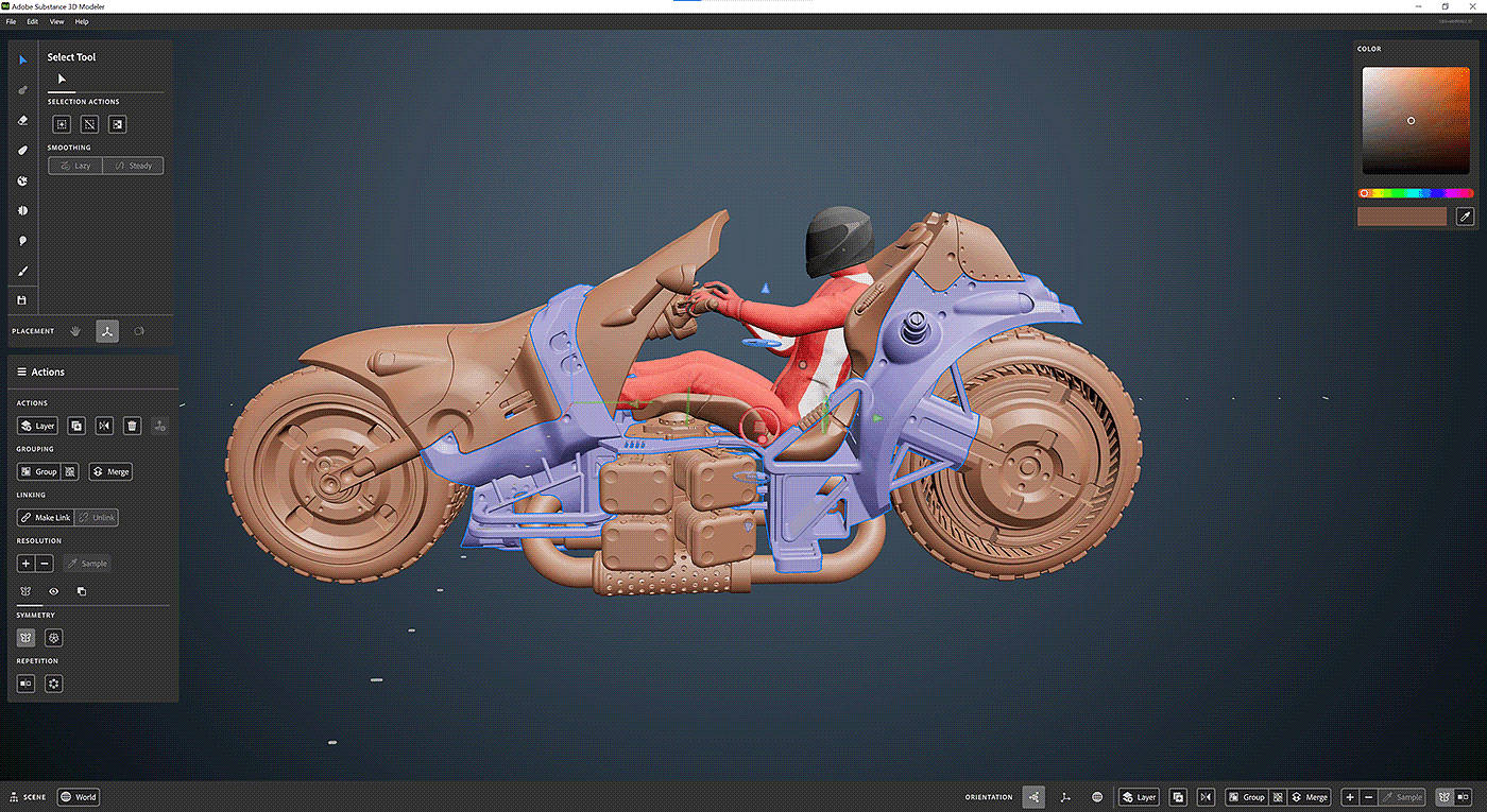 3D scanning，cgi，motorcycle，Photogrammetry，Cyberpunk，