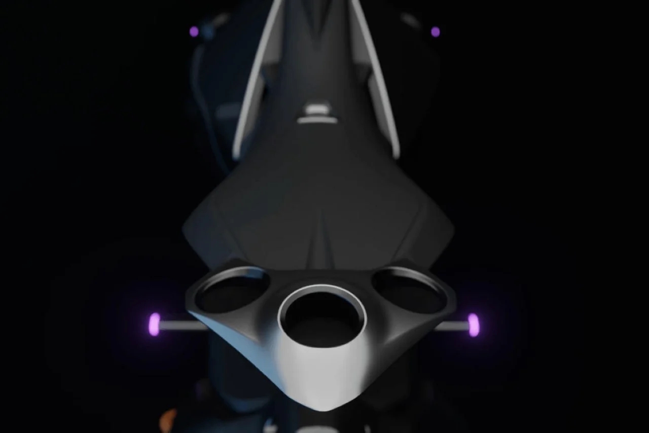 motorcycle，concept，Holographic display，industrial design，