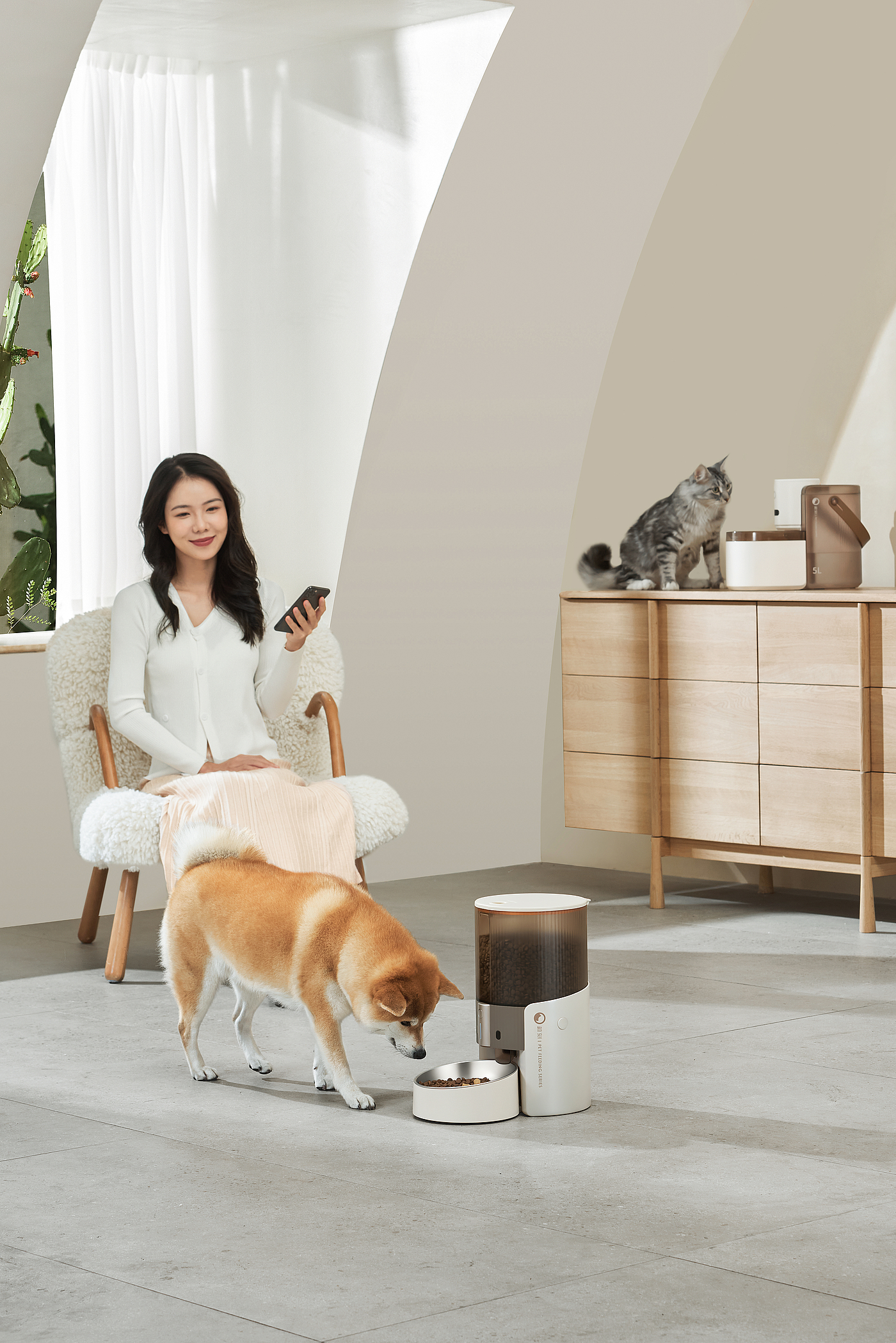 Kitty，Dog，Pets，Smart home，Feeder，