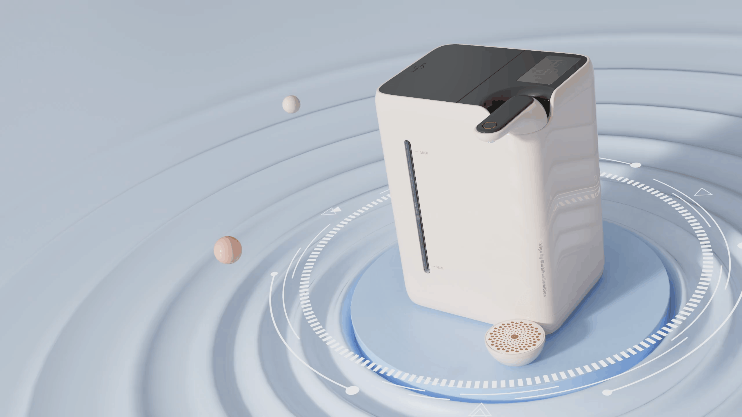 Water dispenser，product design，Design with Soul，amusing，Dynamic graph，
