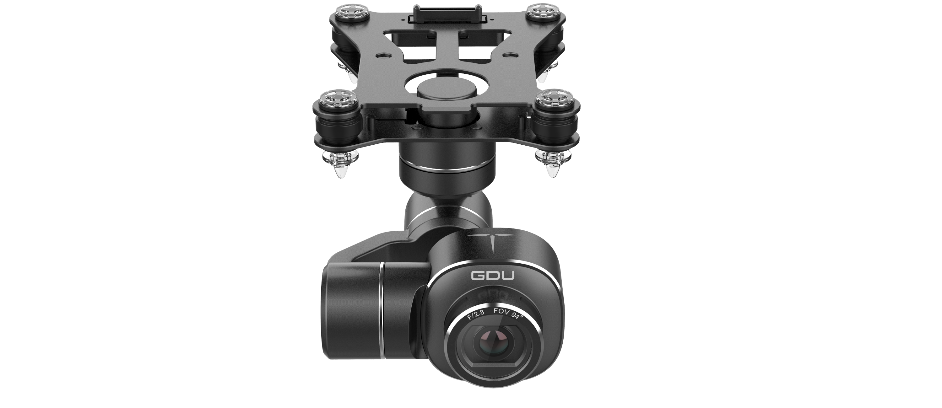 Drone, pan-tilt camera，