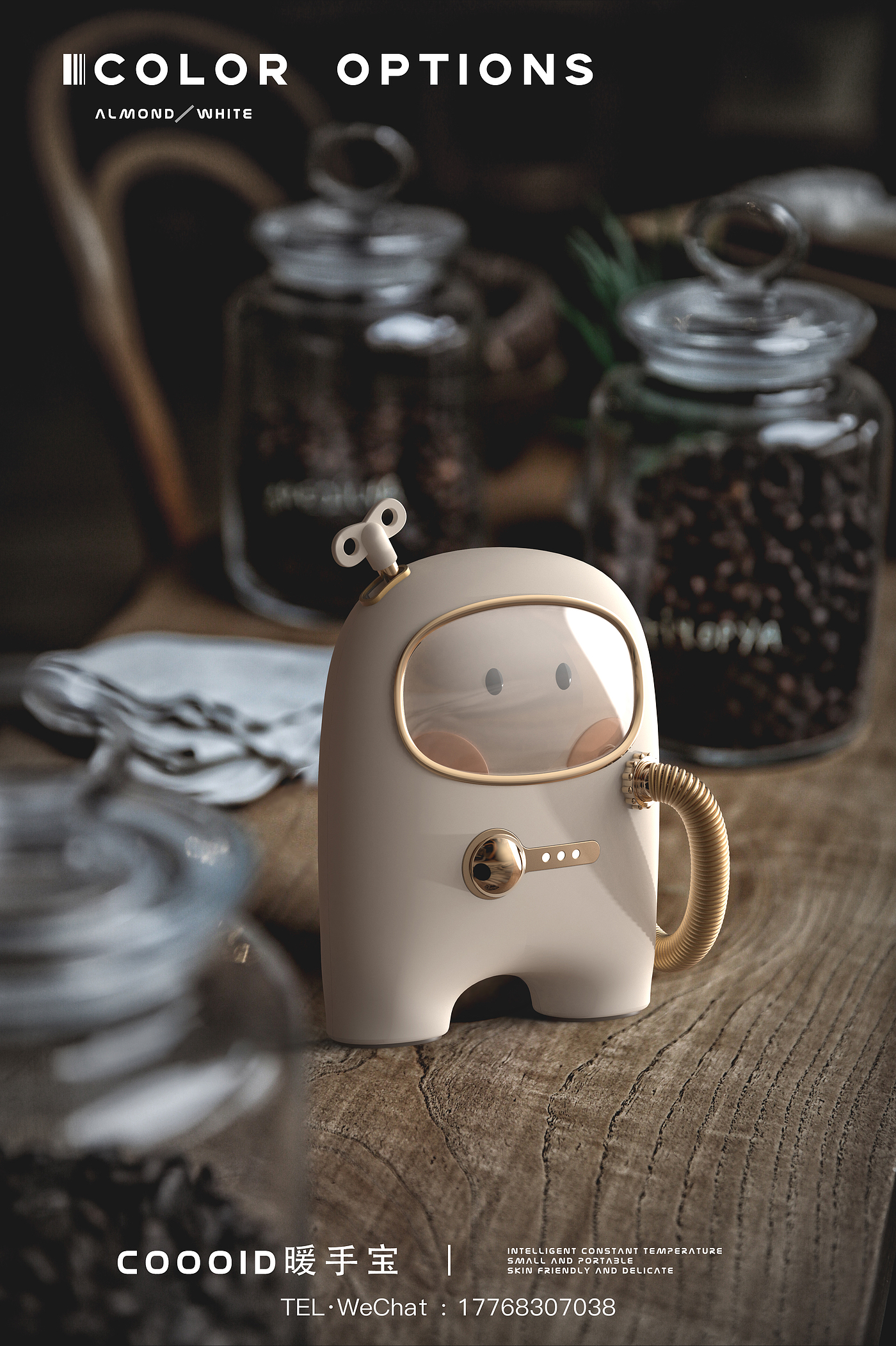 Hand warmer，Cartoon，Cute fun，Astronaut，