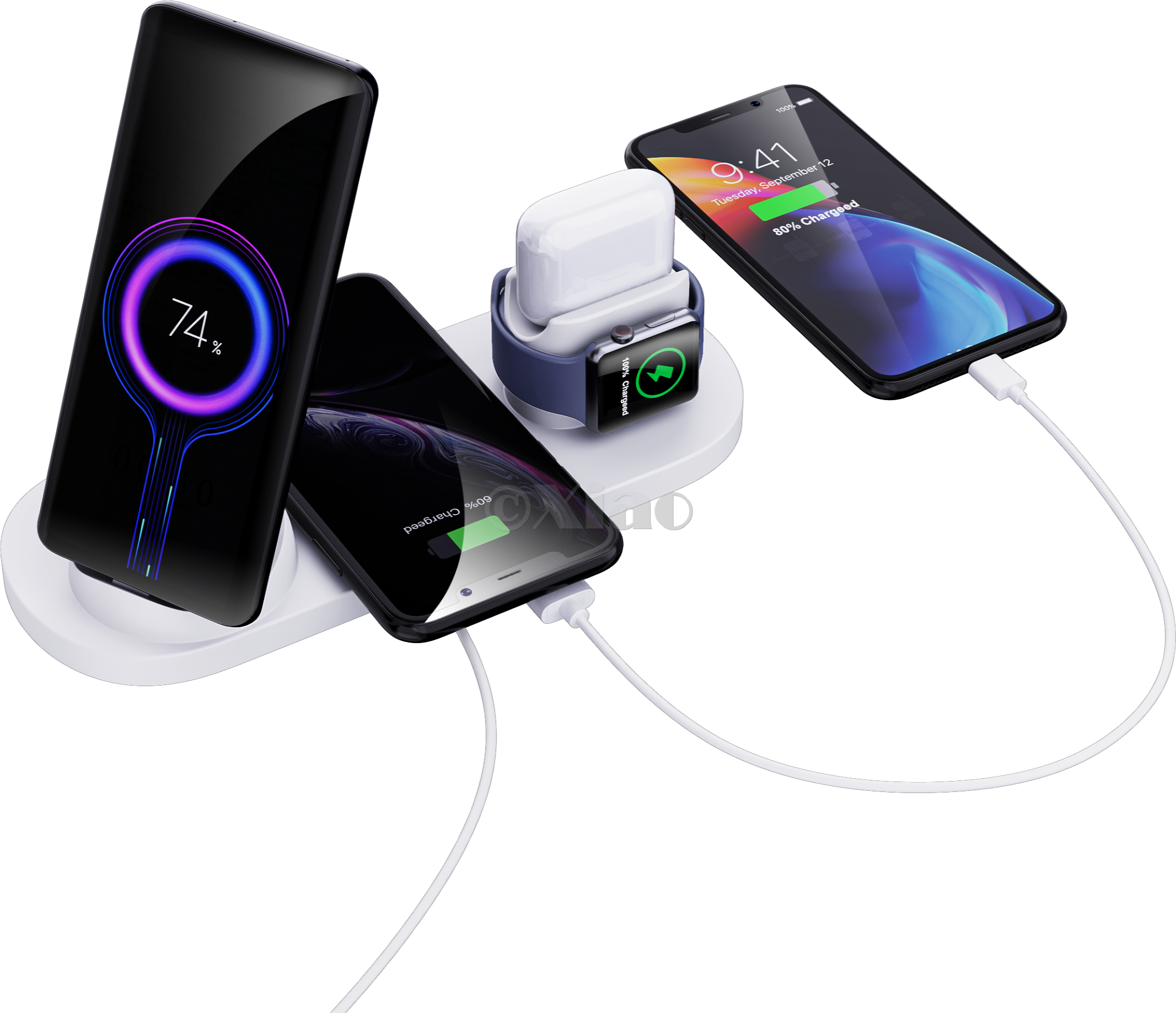 Multifunctional charging treasure，