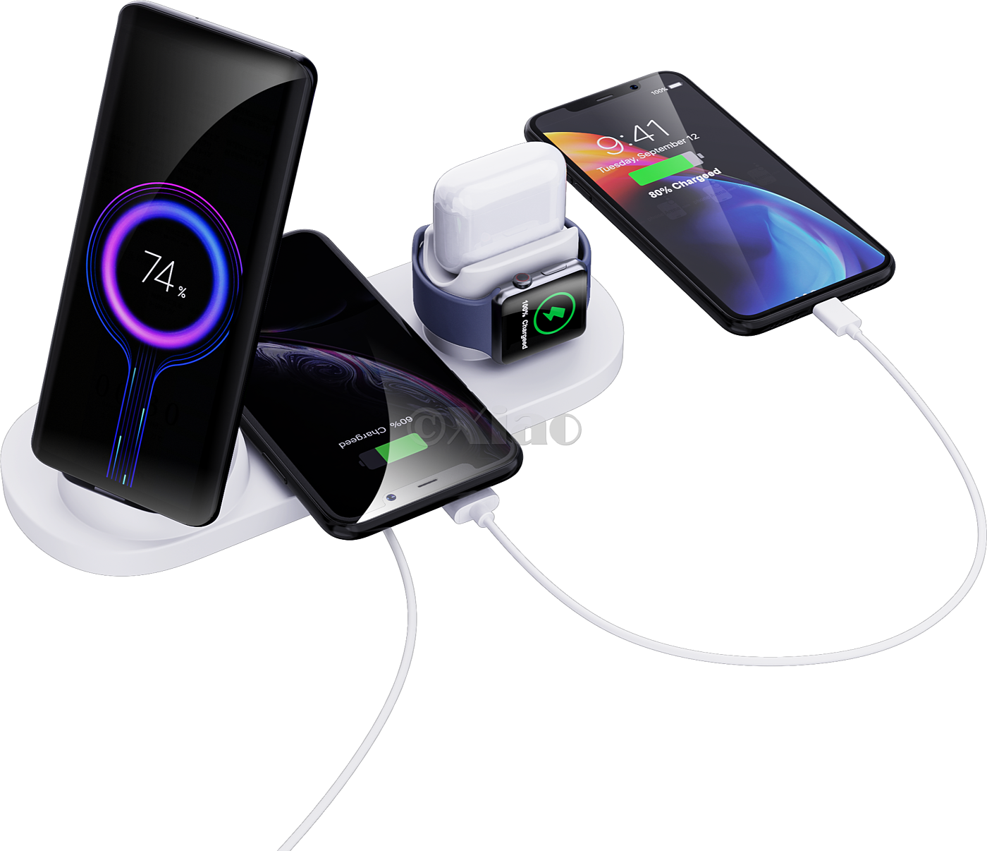 Multifunctional charging treasure，