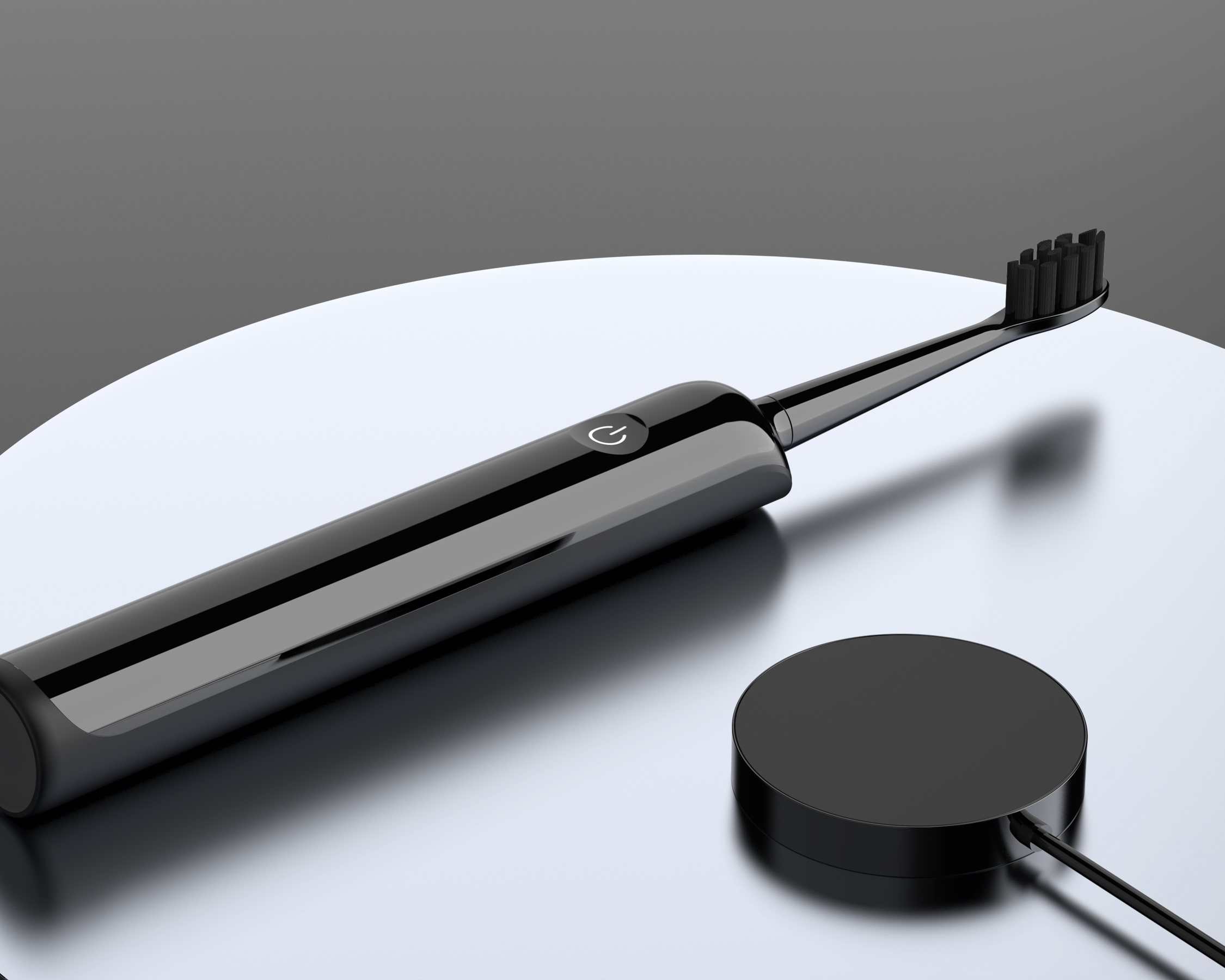 product design，industrial design，Industrial product design，If Award，Design Award，Intelligent electric toothbrush，Modeling and rendering，Award application service，