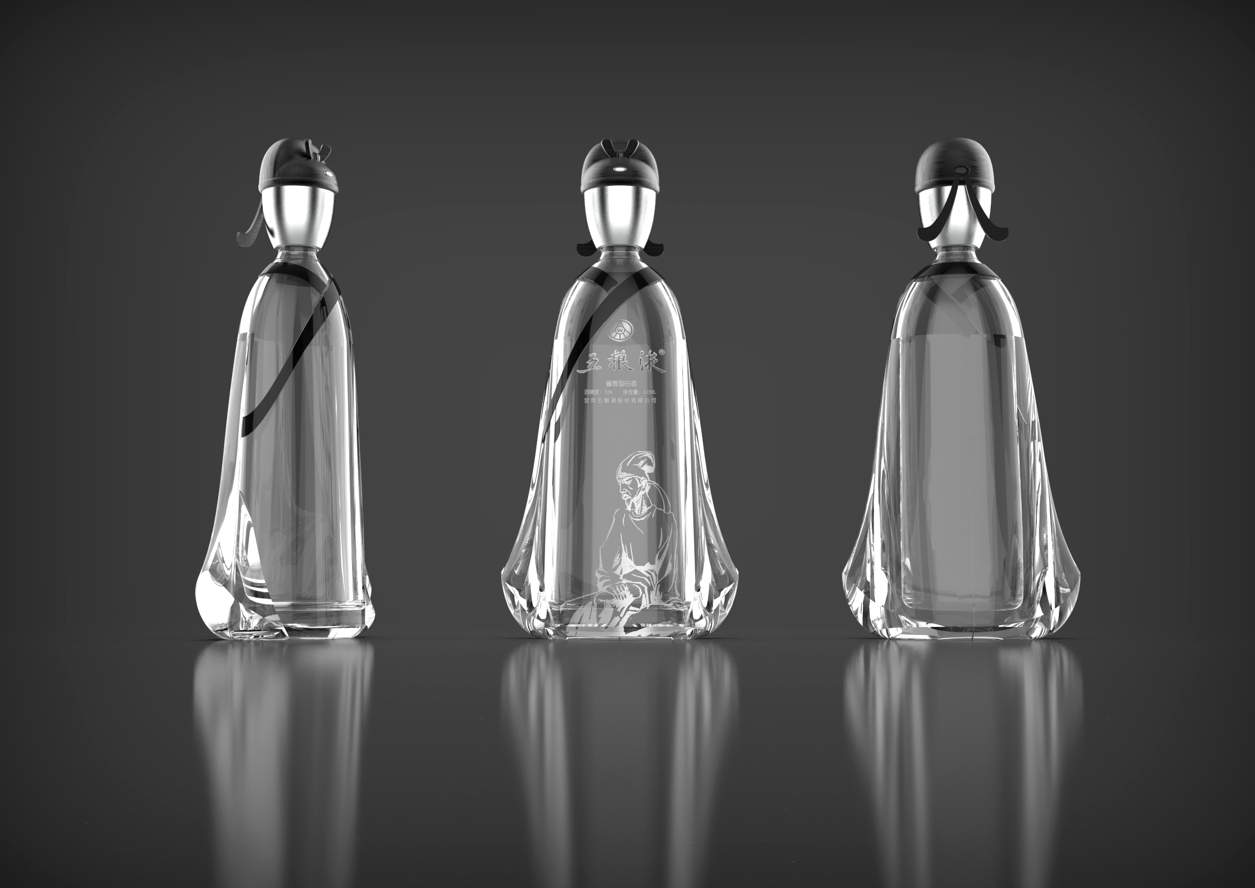 Cultural creation，Wine set，Material combination，Du Fu Thatched Cottage，Baijiu，Portable，Portable wine device，