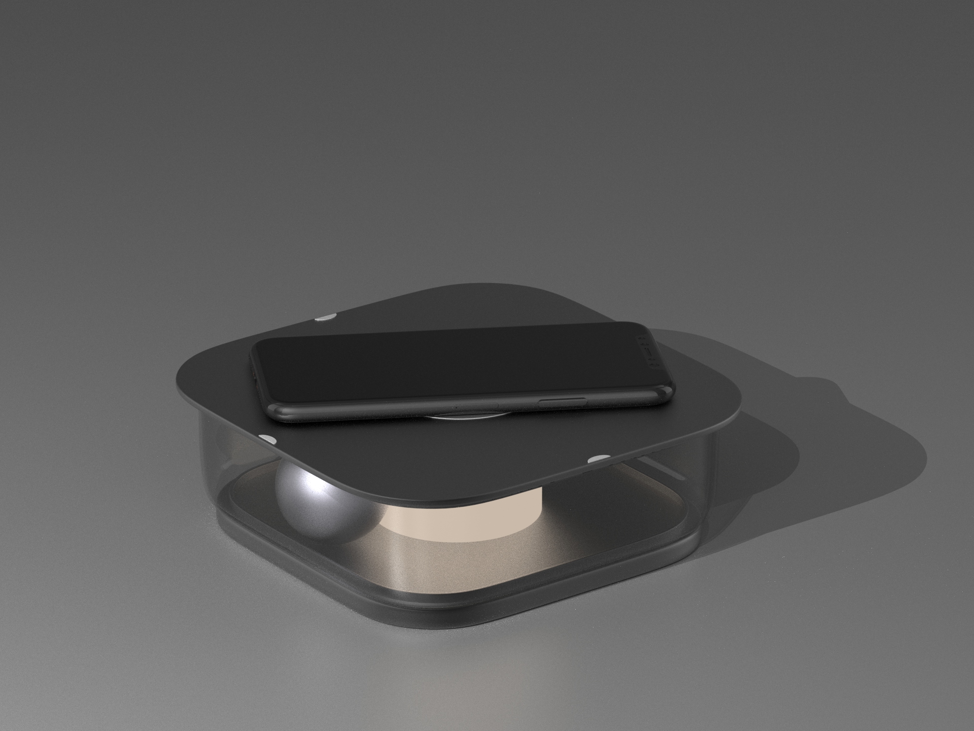 Mobile charge，Wireless charging，Atmosphere lamp，Clock，