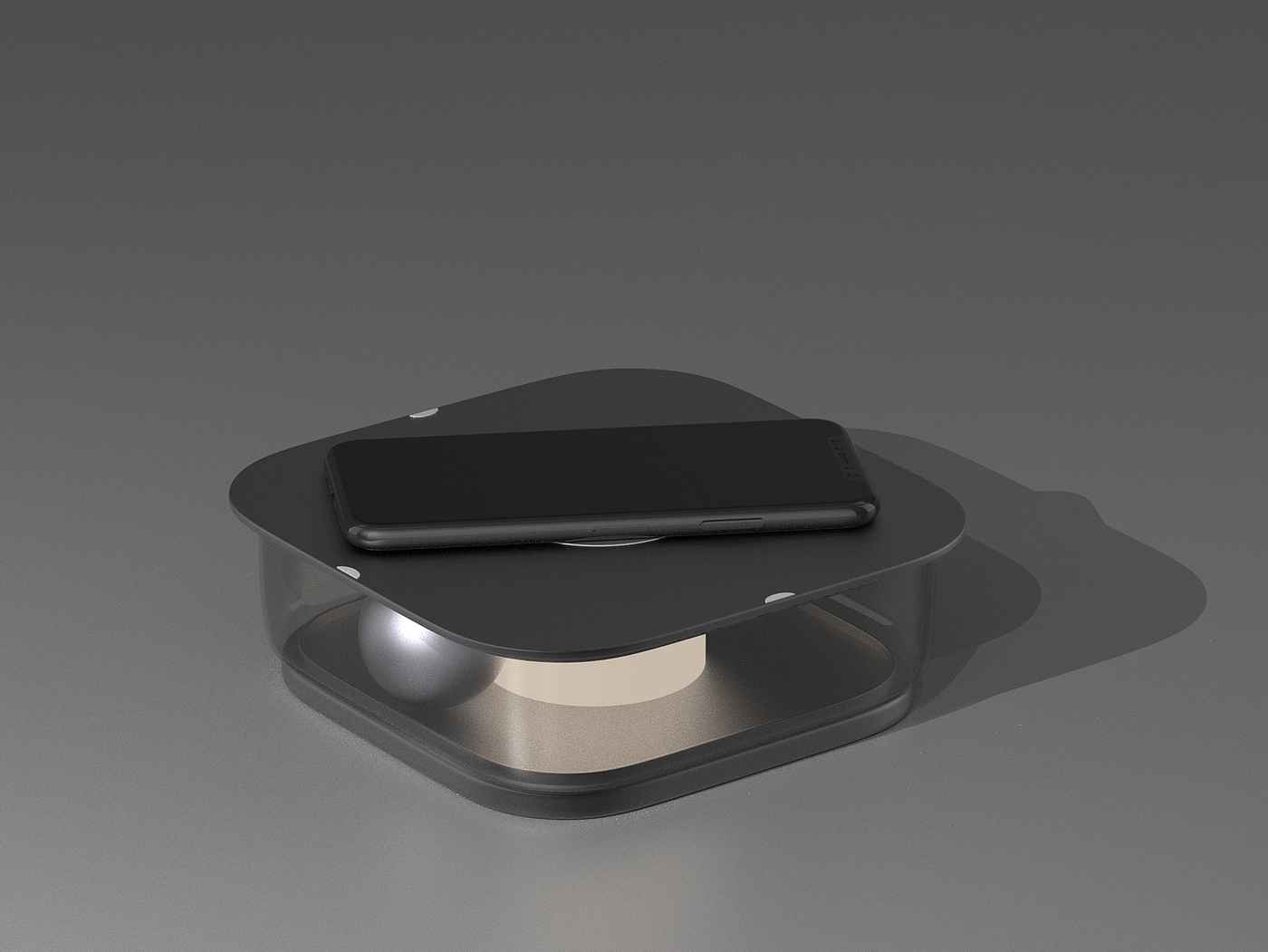 Mobile charge，Wireless charging，Atmosphere lamp，Clock，