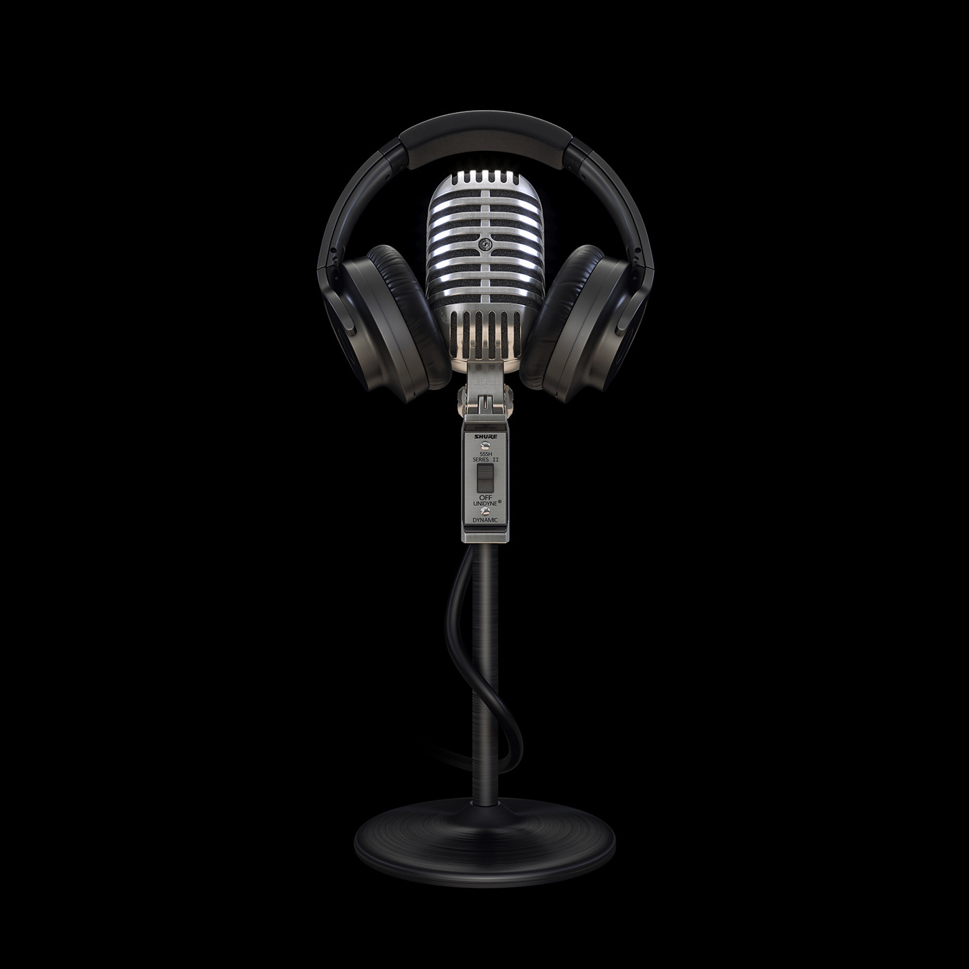 Microphone，industrial design，Design，cgi，3dmax，visualization，Model，