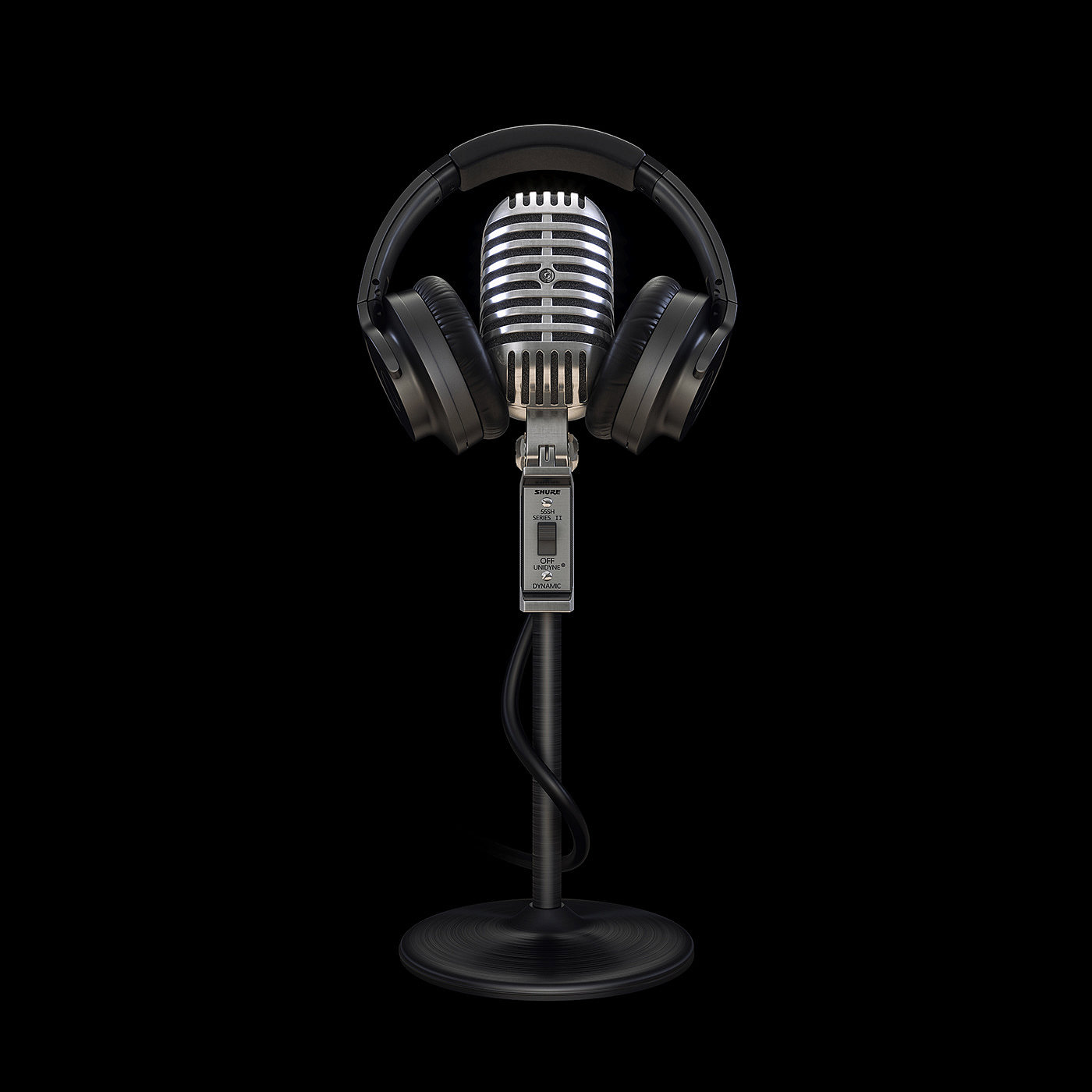Microphone，industrial design，Design，cgi，3dmax，visualization，Model，