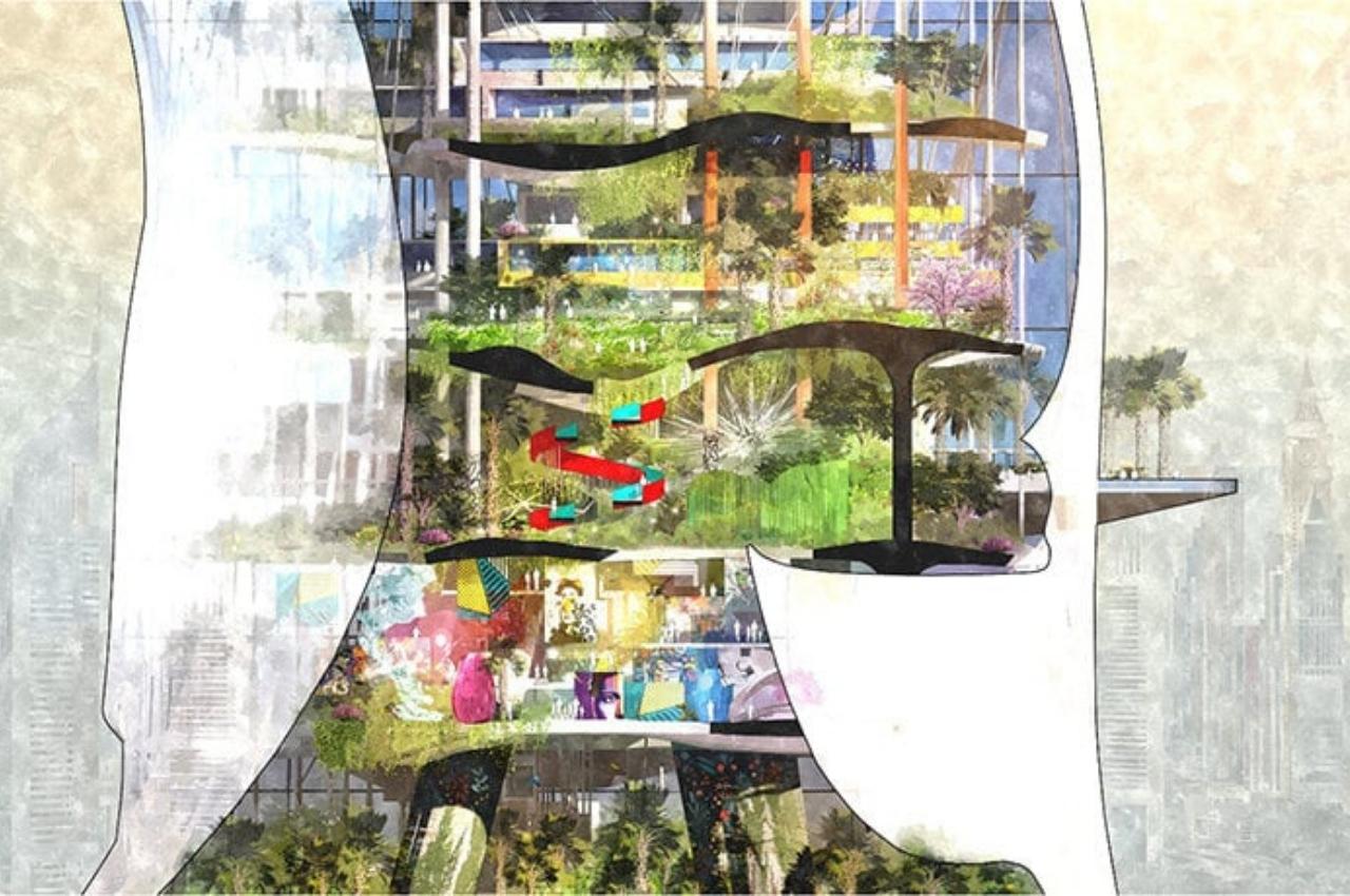 Vertical resort，aera，Architecture，city，Design，design，