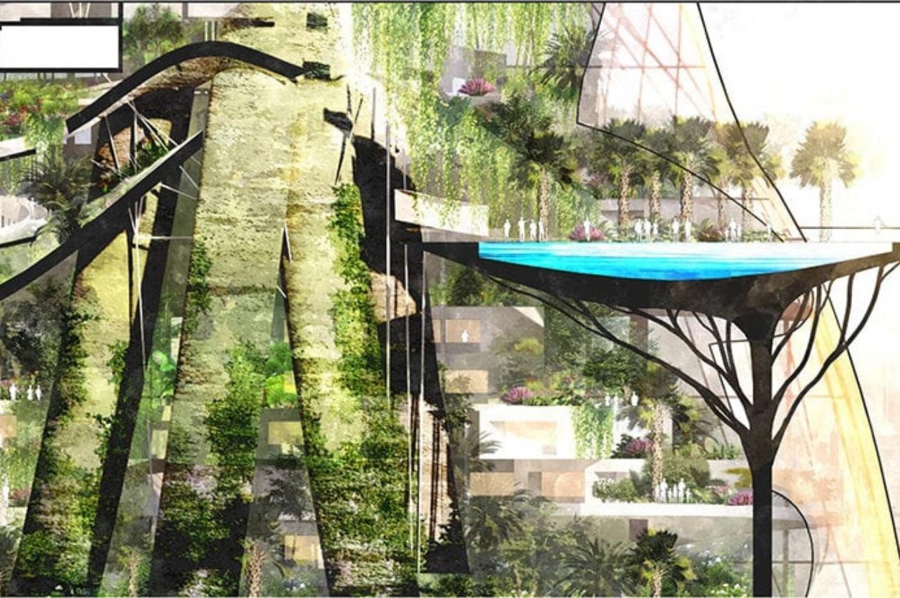 Vertical resort，aera，Architecture，city，Design，design，