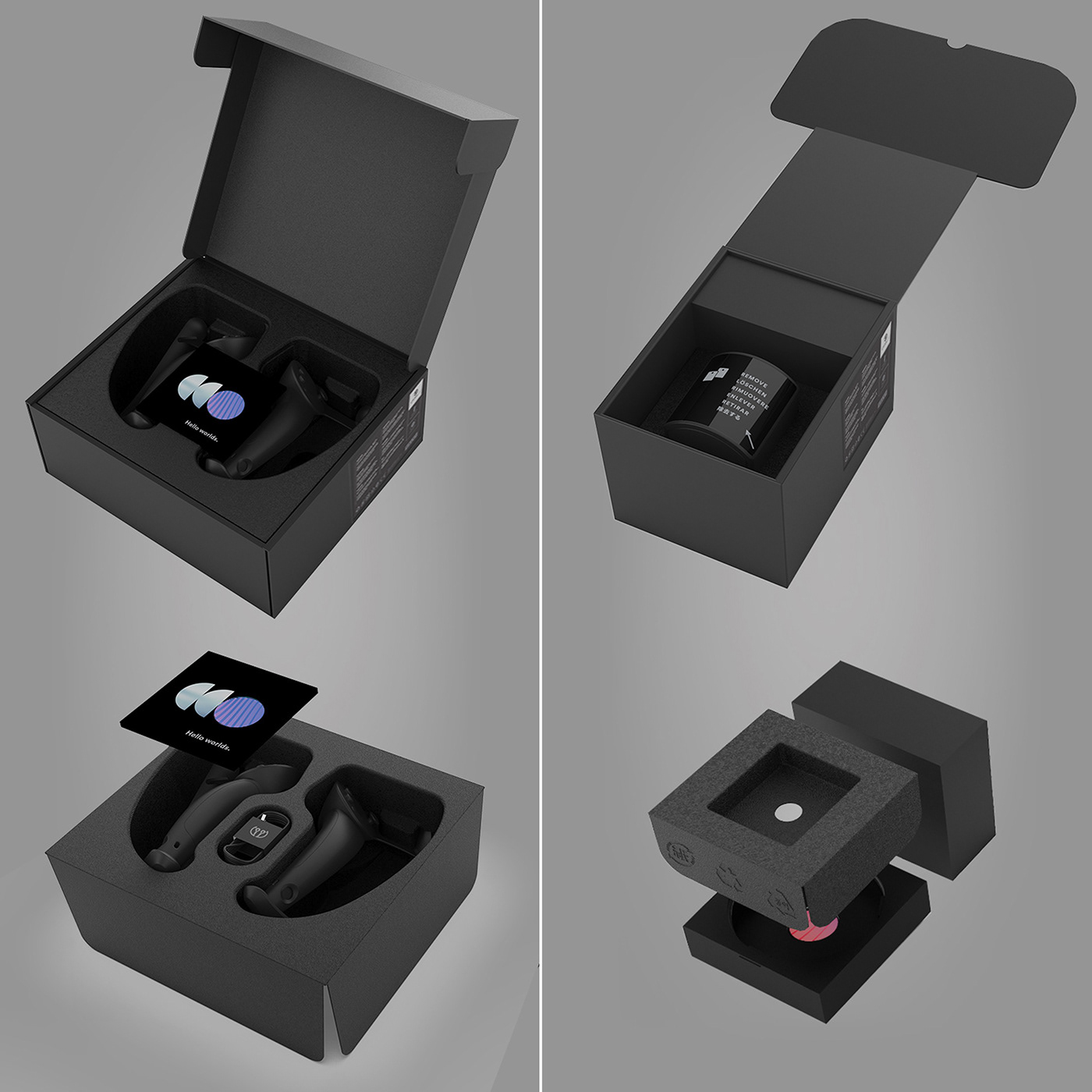VR kit，Experience design，packing，