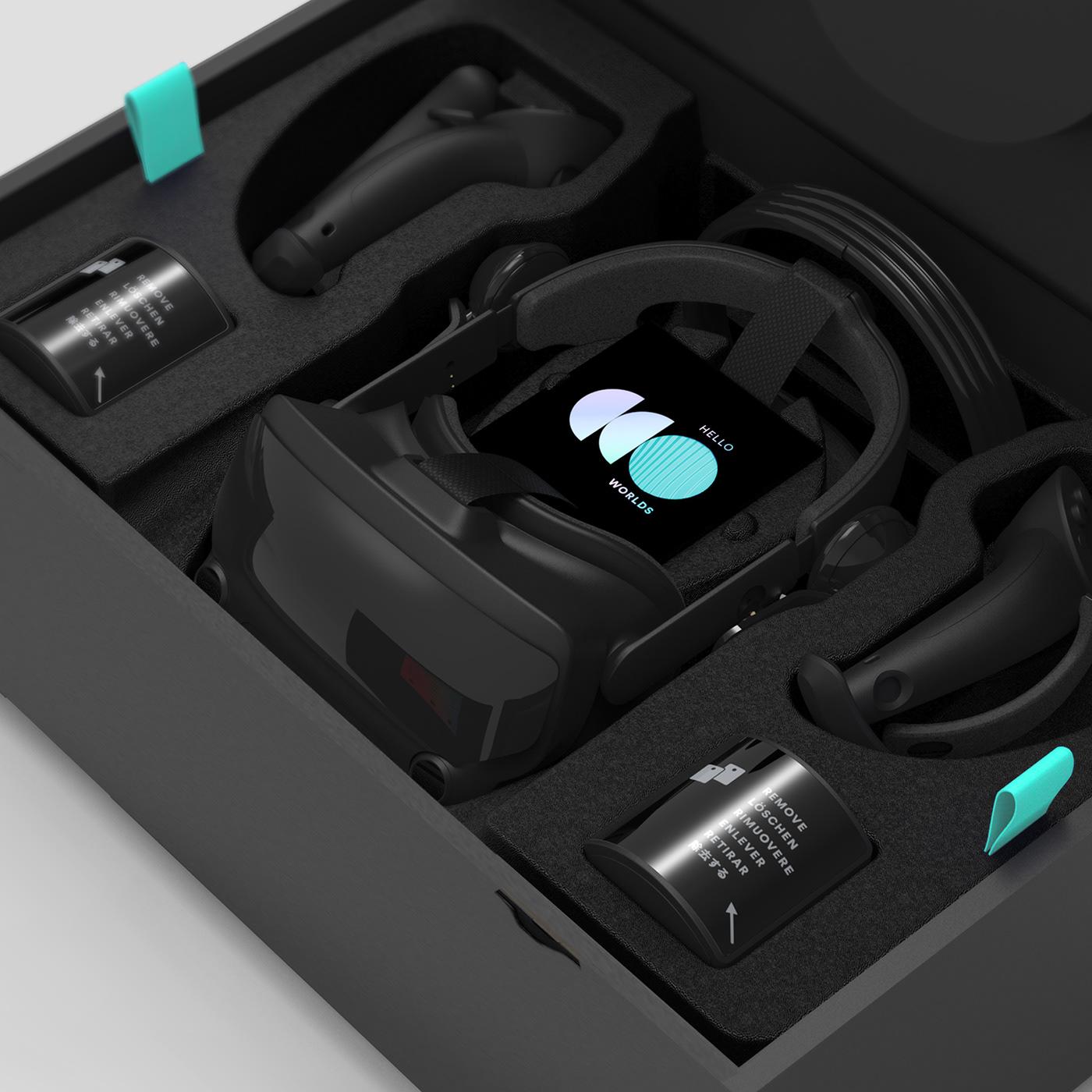 VR kit，Experience design，packing，