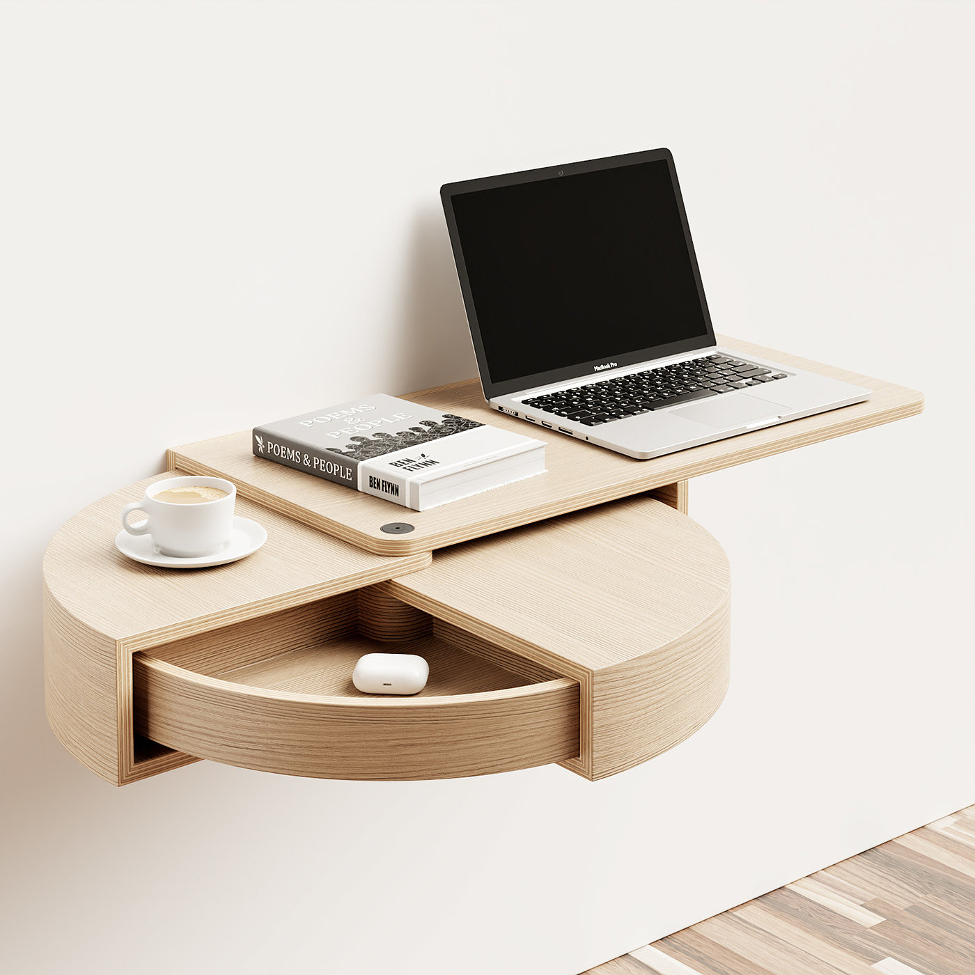 Revolver，rotate，drawer，desk，