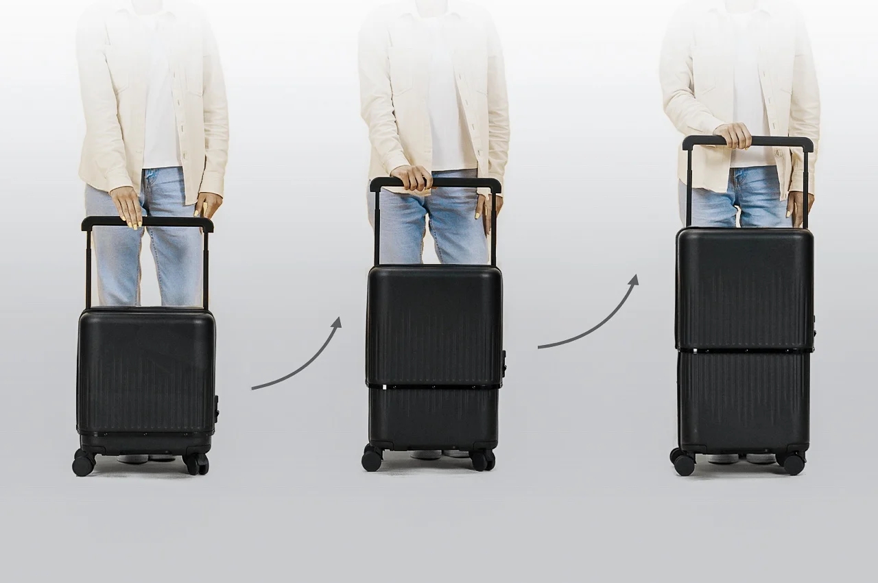 Travel Bag，Retractable Travel Bag，industrial design，product design，trunk，VELO，
