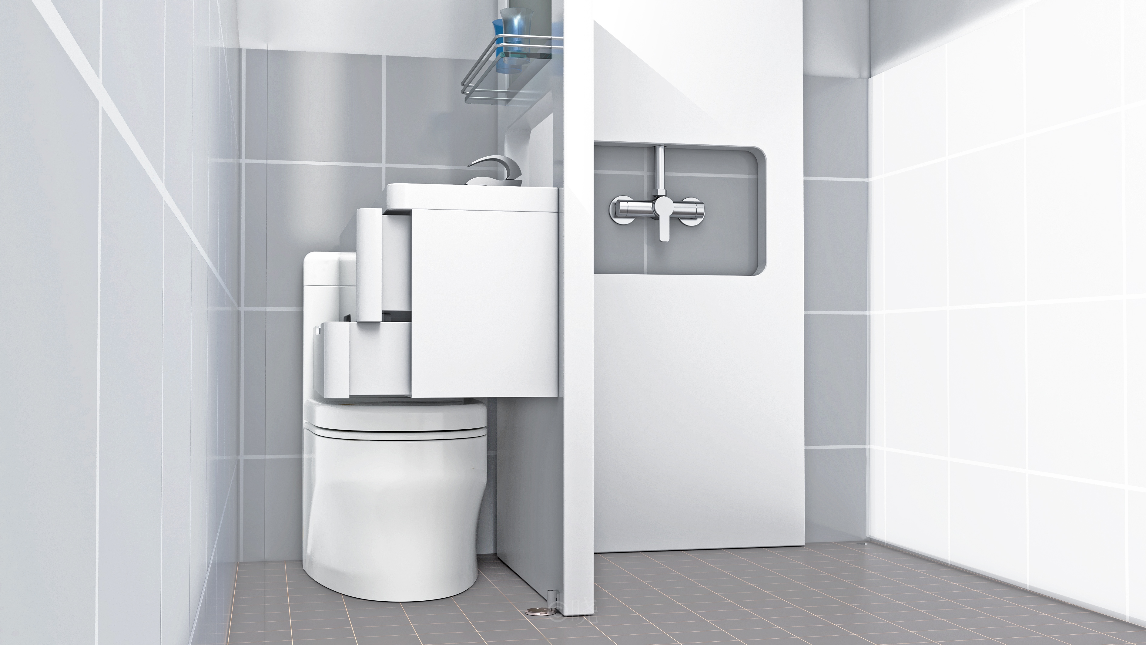 Bathroom distribution design，
