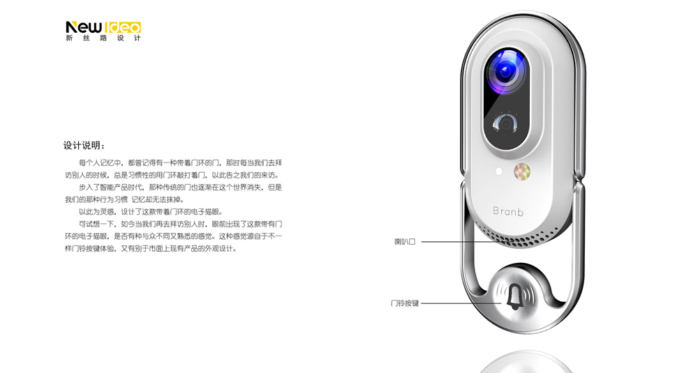 Electronic cat eye，Nostalgia，Doorbell design，