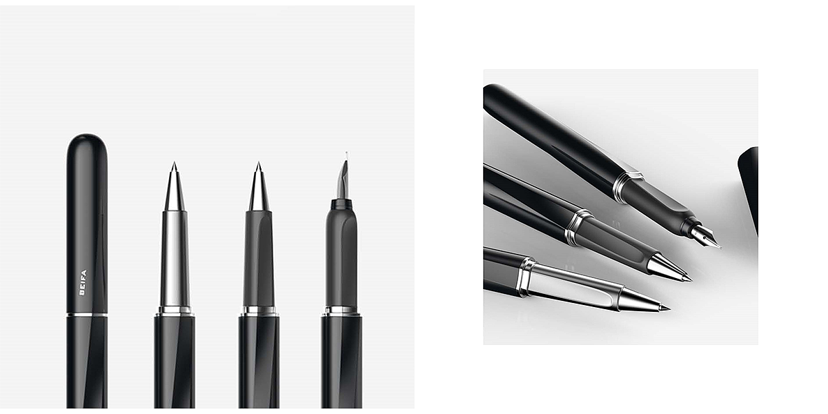 Pen，Chinese style，industrial design，Appearance design，