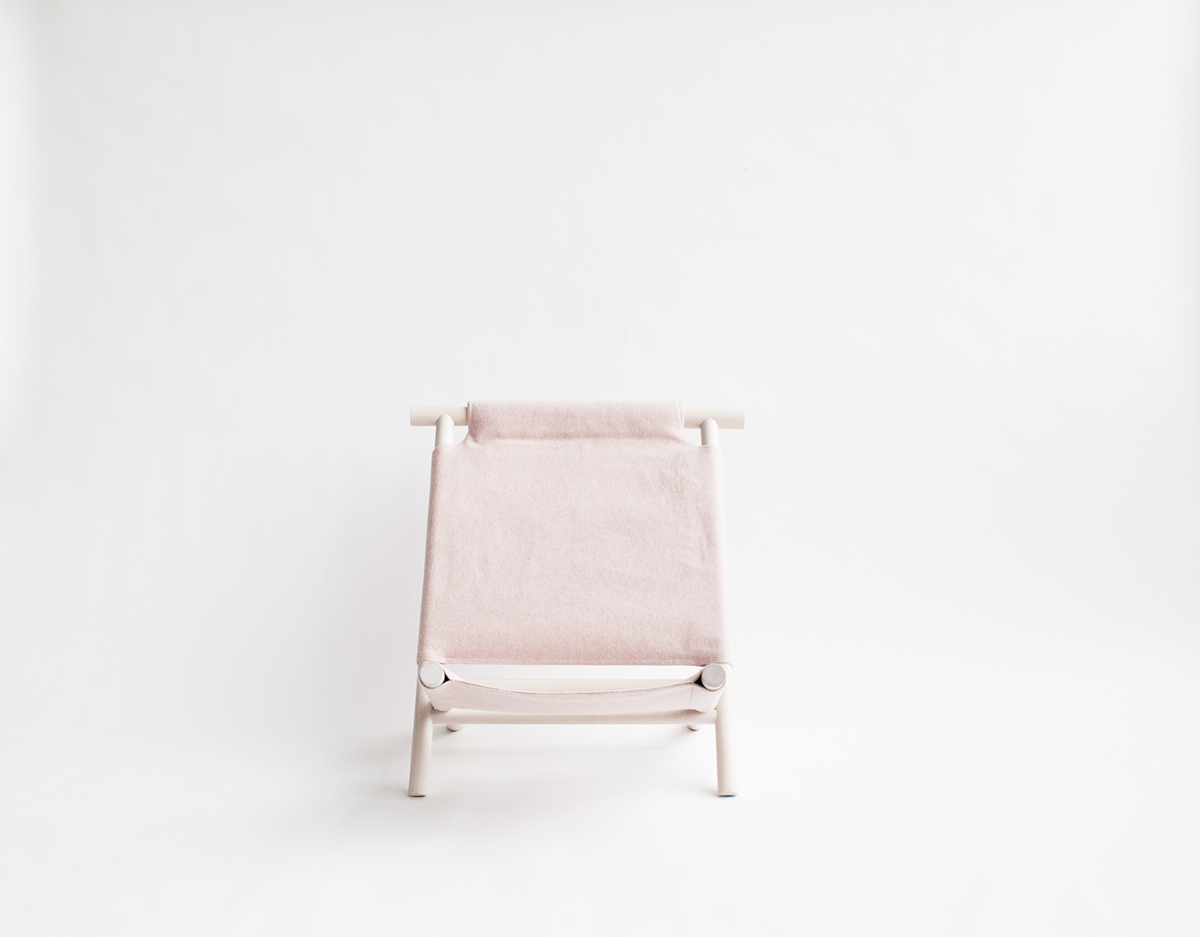 Sling Chair，Pink，furniture，