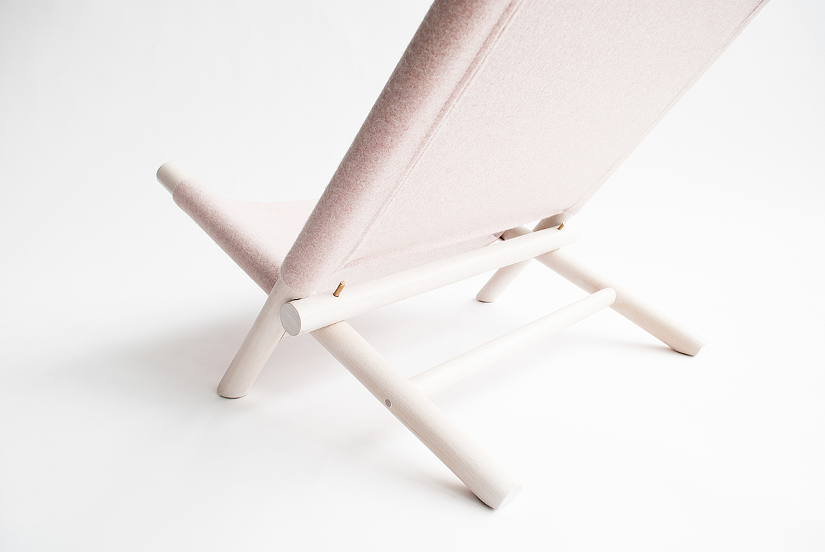 Sling Chair，Pink，furniture，