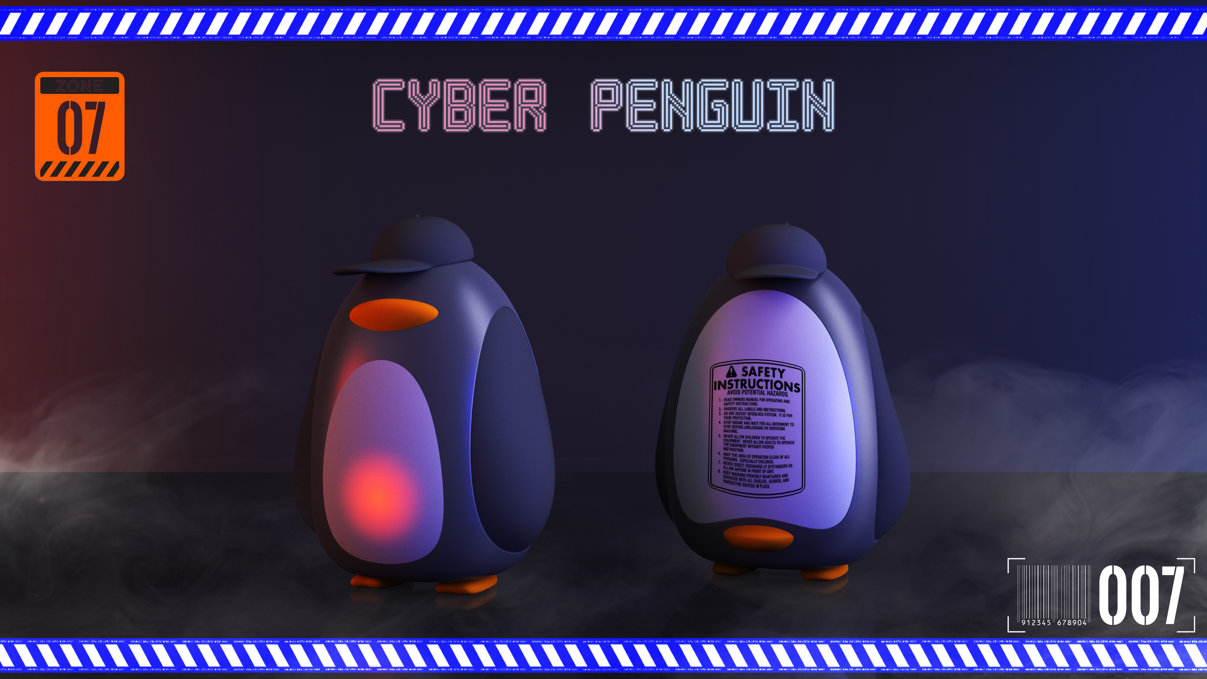 Hand warmer，portable battery，penguin，
