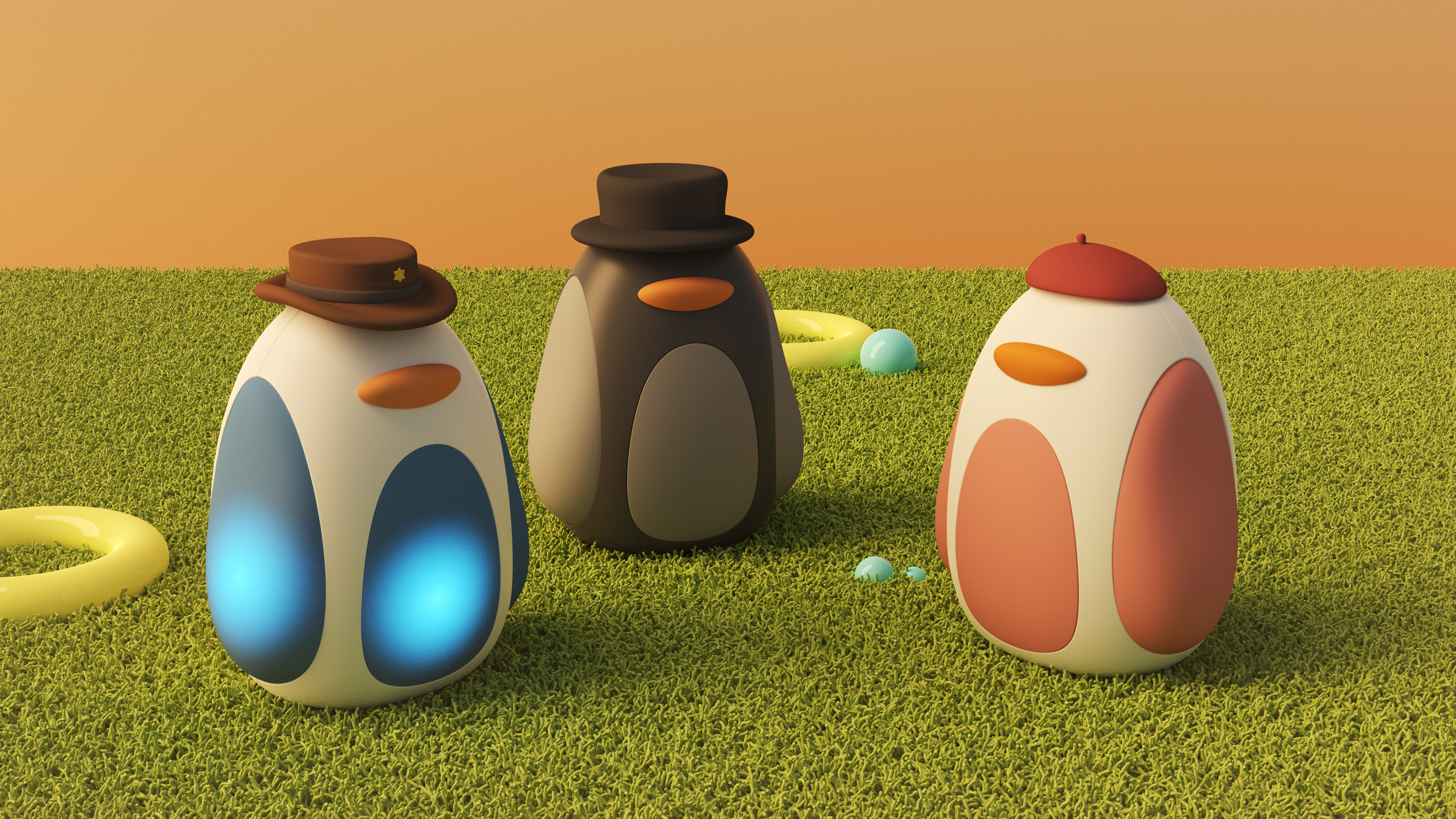 Hand warmer，portable battery，penguin，