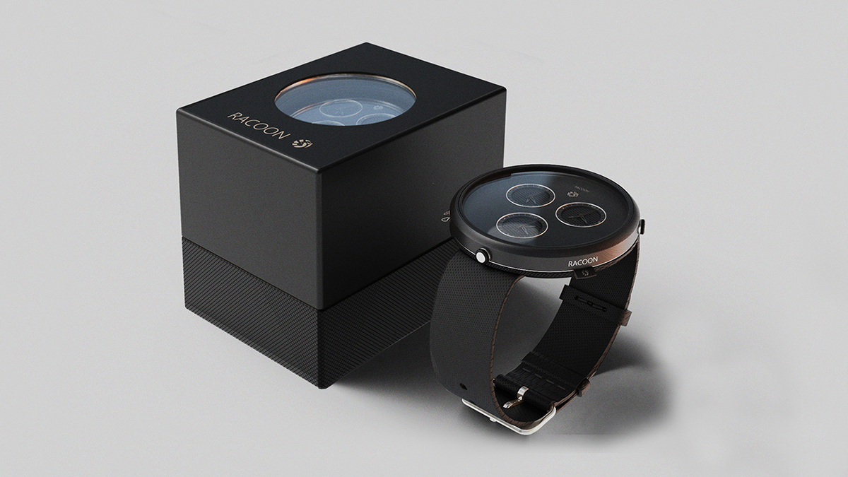 black，Automatic design，Wrist watch，