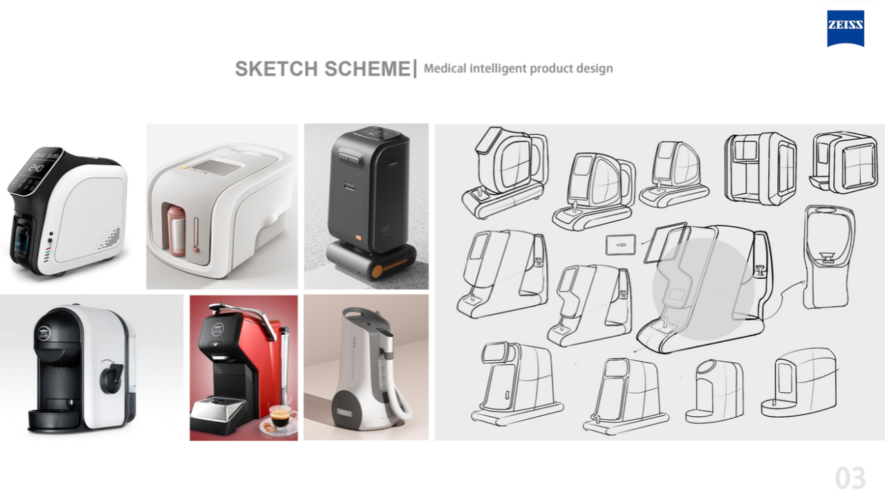 industrial design，product design，Vision screening instrument，sample reels，